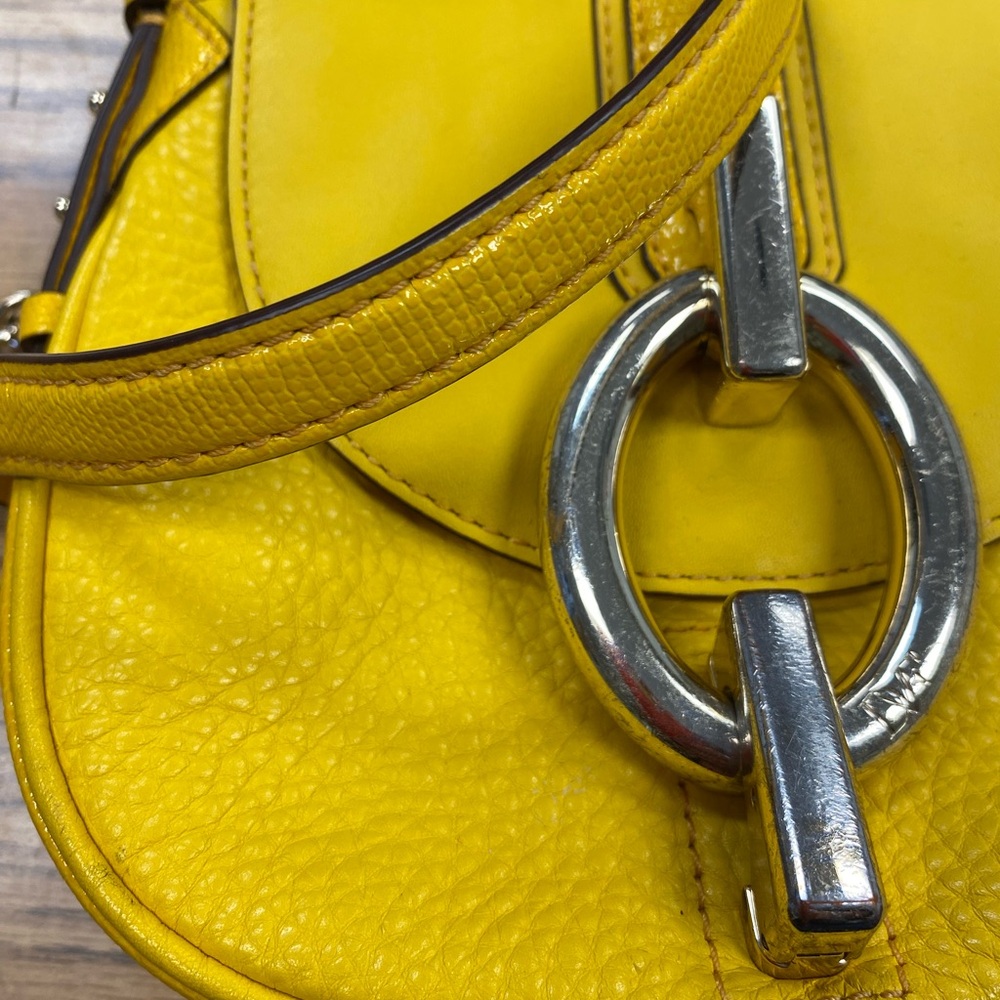 Diane Von Furstenberg Yellow Leather Crossbody